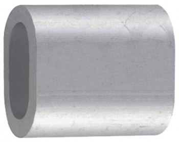 Зажим для троса DIN3093 алюм.  2 мм (2 шт)