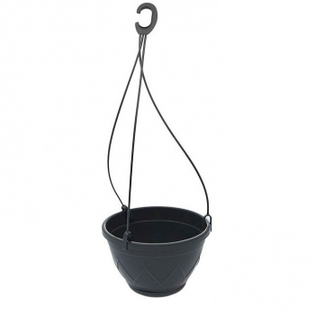 Горшок 1,5 л “Лилия подвесная” антрацит   