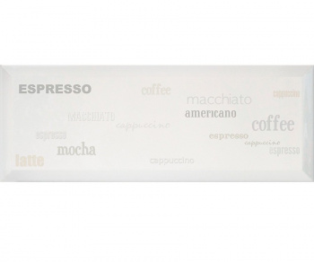 Декор кер. InterCerama BINGO_IC Белый 40*15 слова 