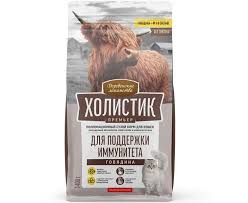 Корм Деревенские Лакомства Холистик д/кош д/иммунитета Говядина 400г