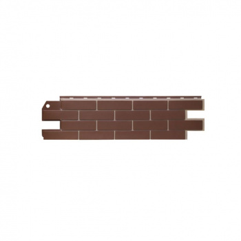 Панель фасадная SteinDorf Кирпич коричневый 1184*320*20мм, со швом, 0,38м2