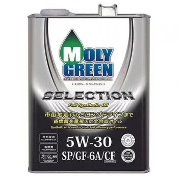 Масло моторное 5W30 SP GF-6A CF Molygreen selection 4л синтетическое