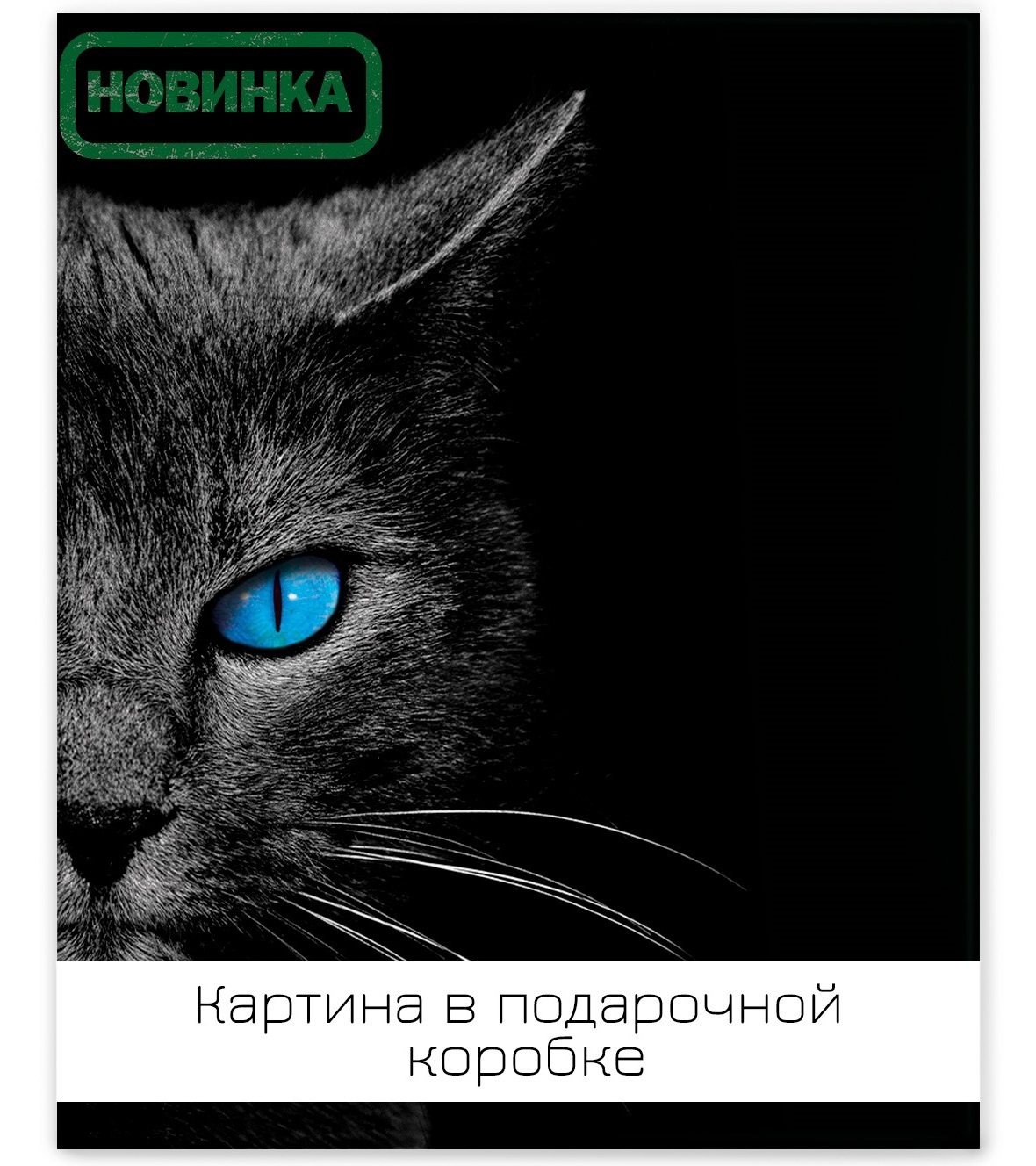 Lm45-13454 Картина Ночная кошка 40х50 см.