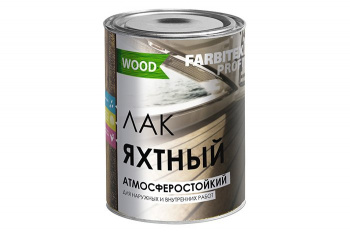 Лак "FARBITEX ПРОФИ WOOD" уралкидный яхтный атмосферост. матовый., 0,8л