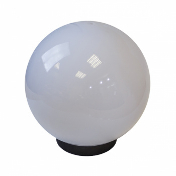 Садово-парковый светильник ЭРА НТУ 02-60-201 шар опаловый призма на опору / кронштейн IP44 Е27 