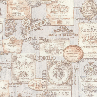 7220-00 Обои флизелиновые Bordeaux, мотив белый 1,06x10,05м