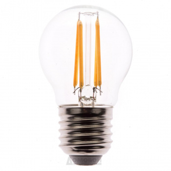 Лампа светодиодная F-LED А60-9w E27 2700К, теплый белый ЭРА (филамент)