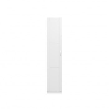 Шкаф "ПЕГАС" 1 дверь сборная 39x58x202 см, цвет: белый