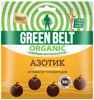 Биоудобрение Азотик Активатор плодородия Green Belt пак 90 гр