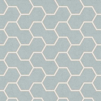 ЦВ-00001064 Обои бумажные Мобайл мотив голубой 0,53х10,05м