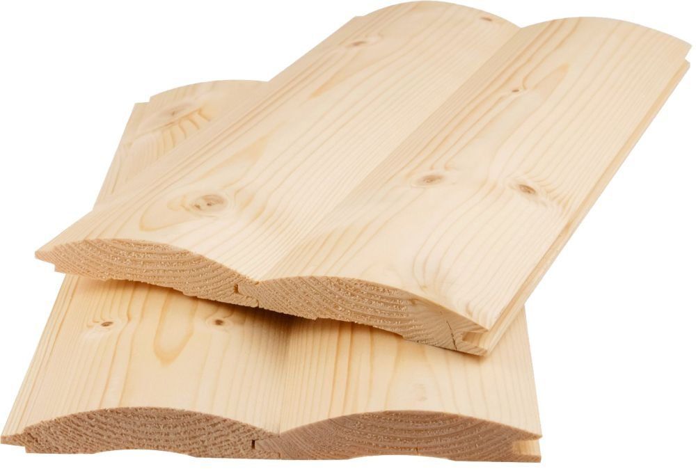 Блокхаус 28х141(146)х3000мм 0,423м2, сорт АВ  хвоя