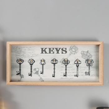 Ключница "Ретро. Ключи" 29,8х2,5х13,6 см 