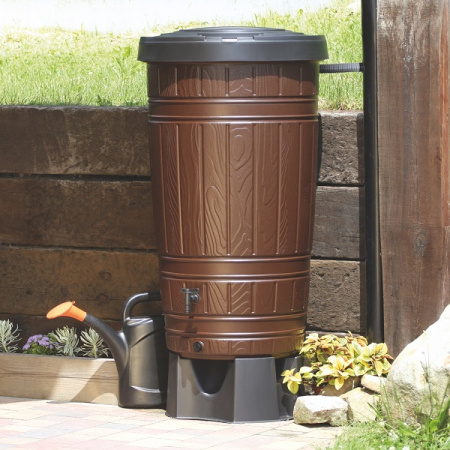 Комплект Водосборник Woodcan 265л ц. коричневый