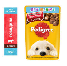 Корм жидкий PEDIGREE Говядина для щенков 85 г