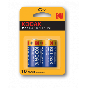 Батарейки Kodak LR14-2BL MAX SUPER Alkaline 2шт