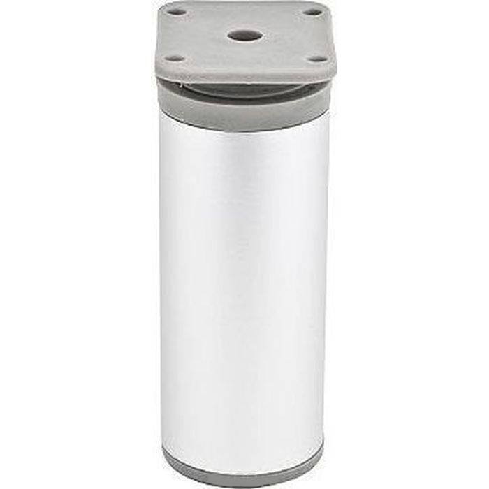 127772 Ножка d 40х100 мм, регулируемая, алюминий - накл.