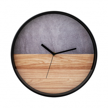 Часы настенные "Берег", коричневый-серый 30х30 см