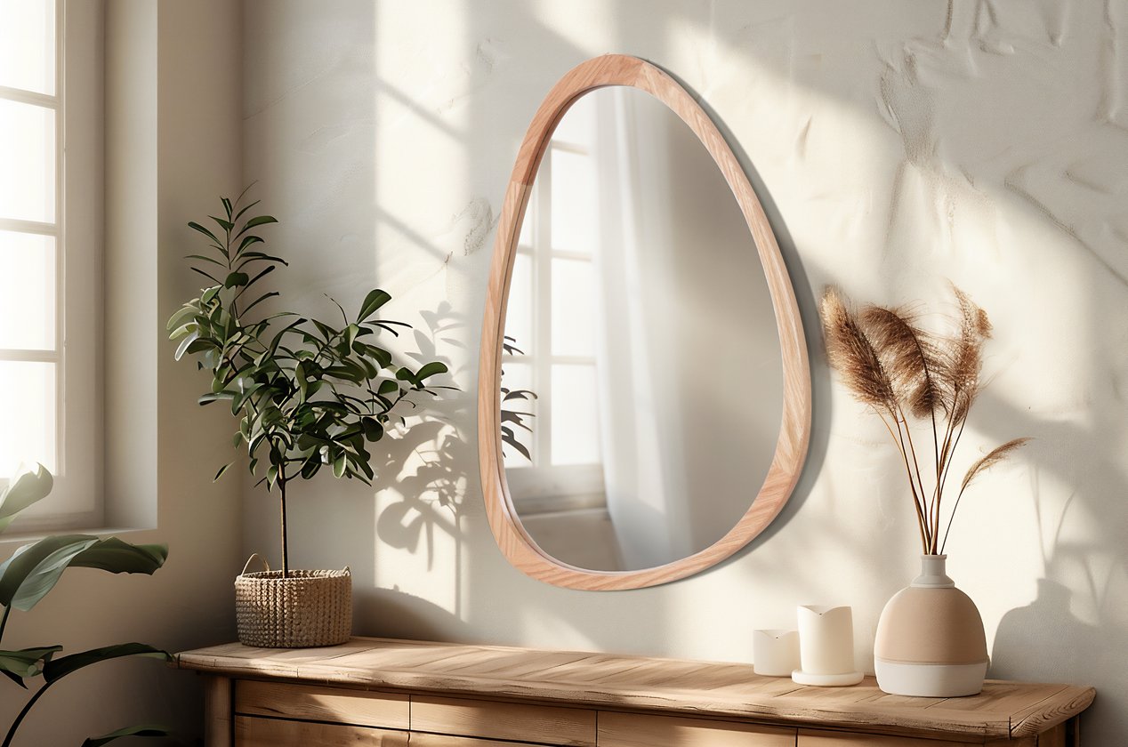 Зеркало настенное Клауд Wood