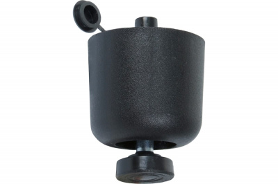 129980 Опора регулируемая d 50мм, Н 44мм, черная (1 шт)  - пакет