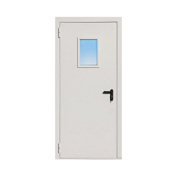 Дверь противопожарная ДПМО-02-EIS60 1270*2070мм, левая со стеклом