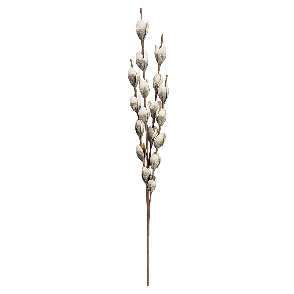 Цветок из фоамирана "Верба зимняя", В 990 мм
