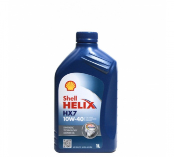 Масло моторное Shell Helix HX7 10W-40 (SN/CF A3/B4), П/Синтетика 1л.