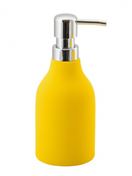 Дозатор д/жид мыла UNNA светло-желтый, керамика/резина