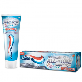 Паста зубная Аквафреш All-in-One Protection Whitening 75 мл *
