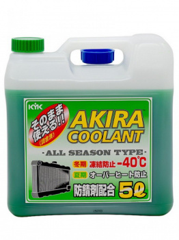 Антифриз AKIRA COOLANT - 40°C 5л (зеленый) 1/4шт