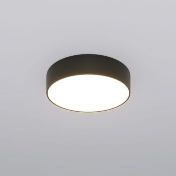 Светильник потолочный светодиодный Entire, чёрный 3300-6500К, 110W 8 м2  