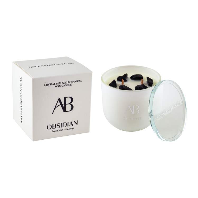 Свеча Aroma Botanical Обсидиан