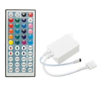 Контроллер Ecola led strip RGB для светодионой ленты 6A, 12-72Вт, 24В-144Вт, ИК-пульт