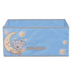 Короб для хранения "Мишка",  Д540 Ш400 В250, голубой