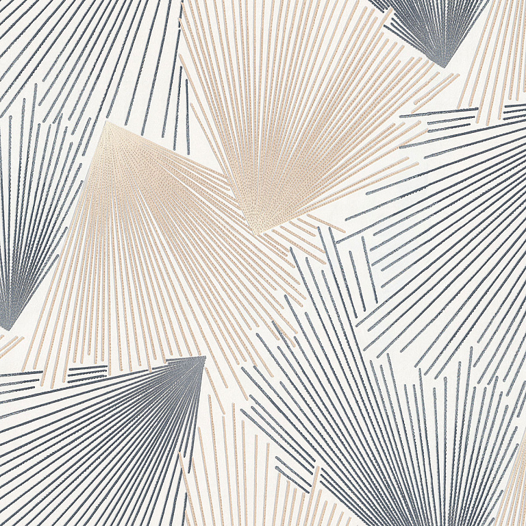 7211-00 Обои флизелиновые Salute, мотив бежевый-серый 1,06x10,05м