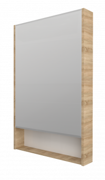 Шкаф-зеркало "MIRA 60", дуб сонома (Ш600хГ140хВ900)