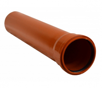 Труба для наружной канализации, D 160х4,9 мм, 2 метра, SN 4