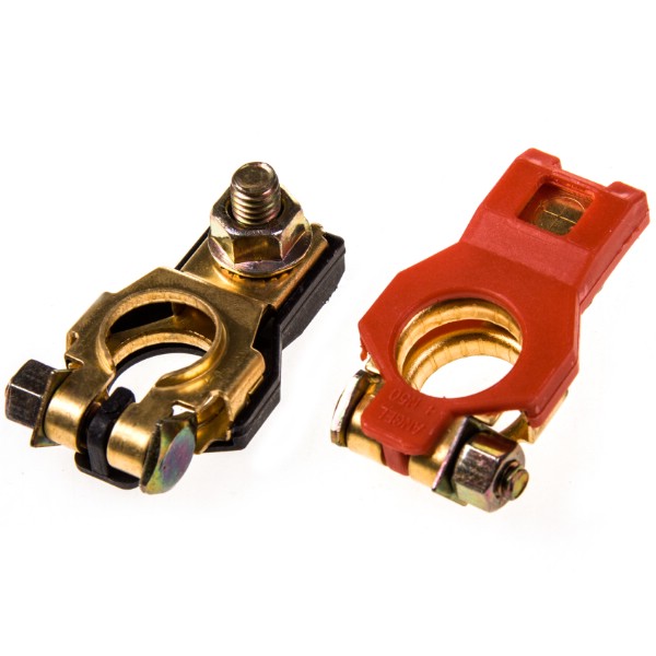 S06701015 Клеммы медные SKYWAY японские Т2 - европейские 015 (Min. диаметр 17.9мм, Мах. диаметр 19.5мм) 2шт.