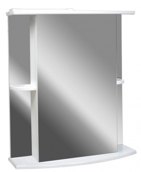 Шкаф-зеркало "София 60" с подсветкой (Ш-610, Г-220, В-700) (Уценка 20%)