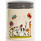 ПОЛОСАТЫЙ КОТ банка д/сыпучих 730мл с крышкой