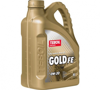 Масло моторное 0W20 FE TEBOIL Gold 4л синтетическое