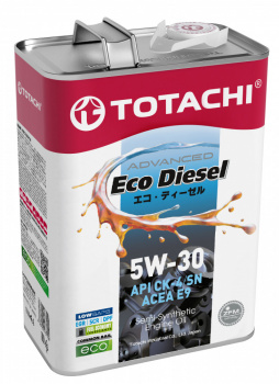 Масло моторное TOTACHI Eco Diesel CK-4/СJ-4/SN 5W30 П\Синтетика 4л