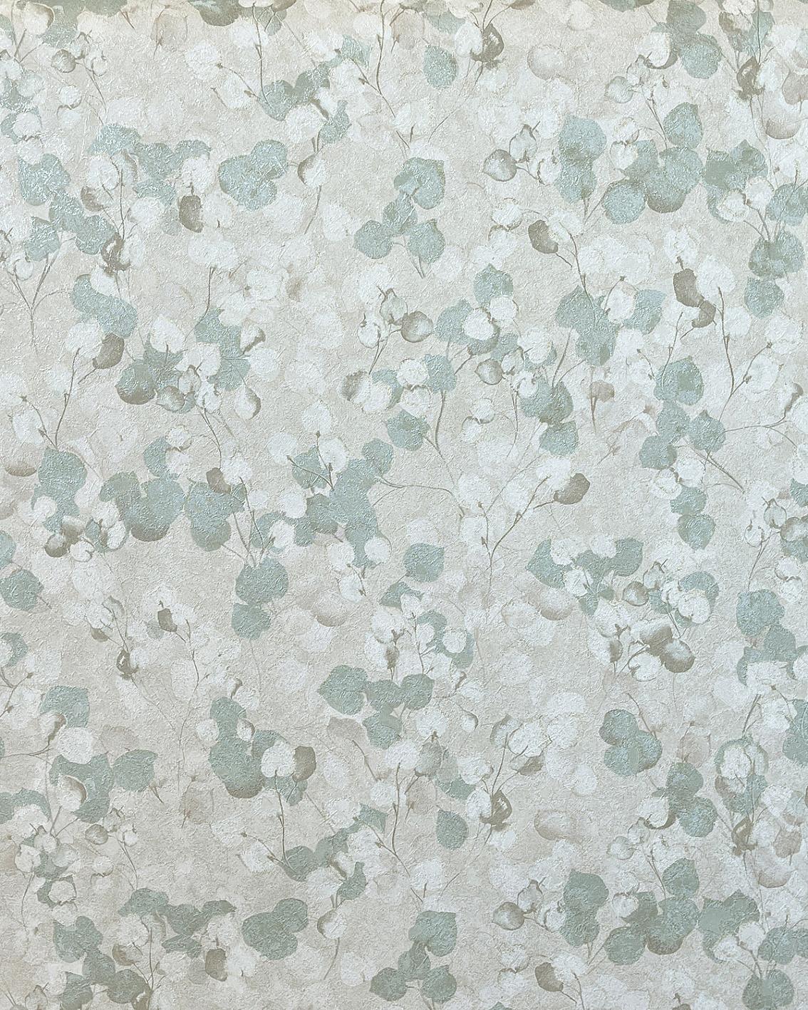 E106305 Обои флизелиновые Lunaria, мотив зелёный 1,06x10,05м