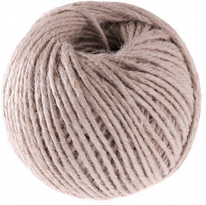 93882 Шпагат джутовый   60м СИБРТЕХ, L60м, 5-ниточный, 2800 текс, 30 кгс