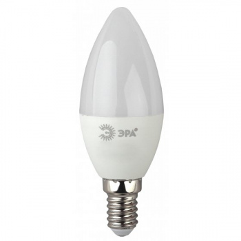 Лампа светодиодная B35-7w E14 4000К, нейтральный белый ЭРА (свеча)