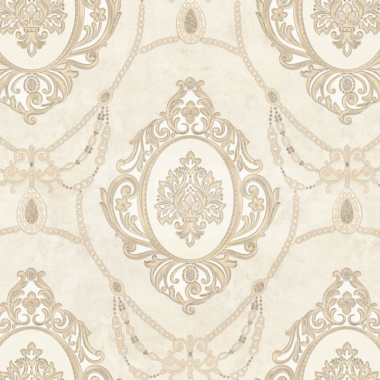 5043-01 Обои флизелиновые Pellegrina, мотив бежевый 1,06x10,05м