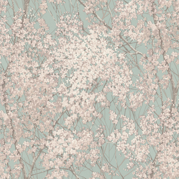 5051-10 Обои флизелиновые Yuka, мотив зелёный 1,06x10,05м