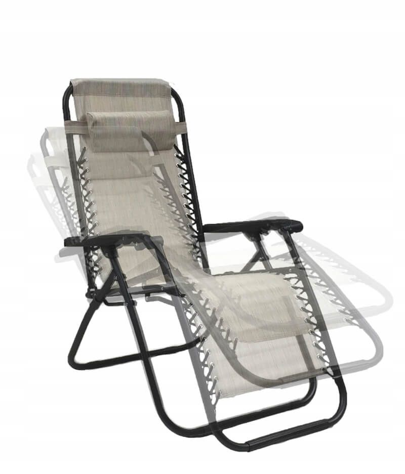 Кресло-шезлонг складное с мягким матрасом 500*500*300 с туканами до 120 кг. 