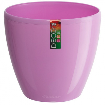 Горшок "DECO TWIN"  4л. цвет ЛАВАНДА   