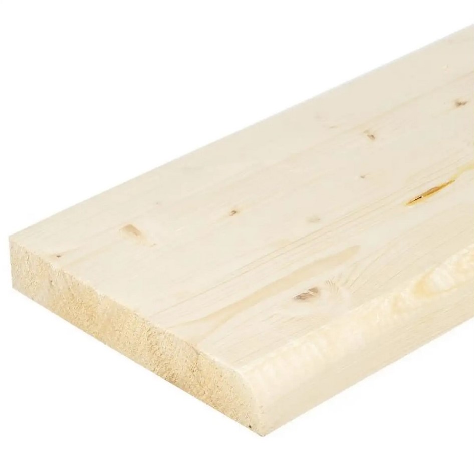 Подоконник 40х300х2200мм сорт АВ (хвоя)