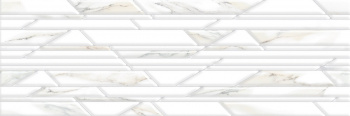 Плитка облицовочная рельефная Nativa 200х600х7,5мм цвет:белый 16шт 1,92м2 в упак 